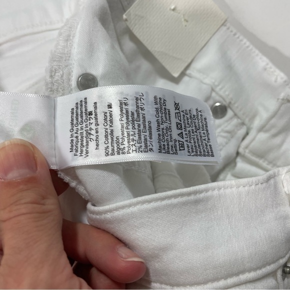 New J Crew 10” Billie Demi Boot Crop Jeans White Size 27 - Picture 7 of 12